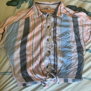 Multi Colored Crop Top Size 36.